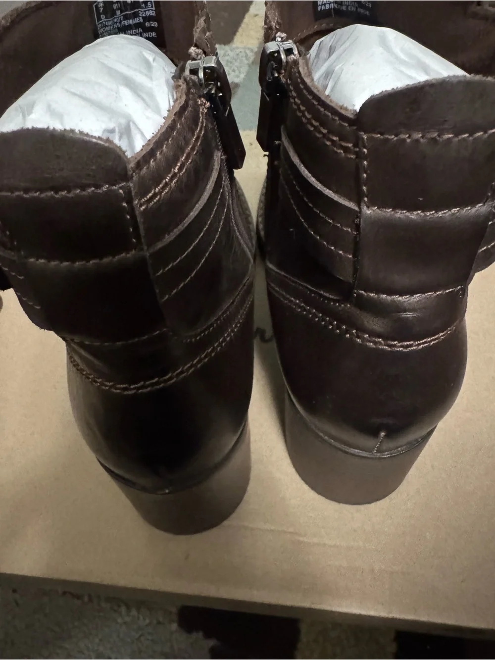 Clarks smooth dark